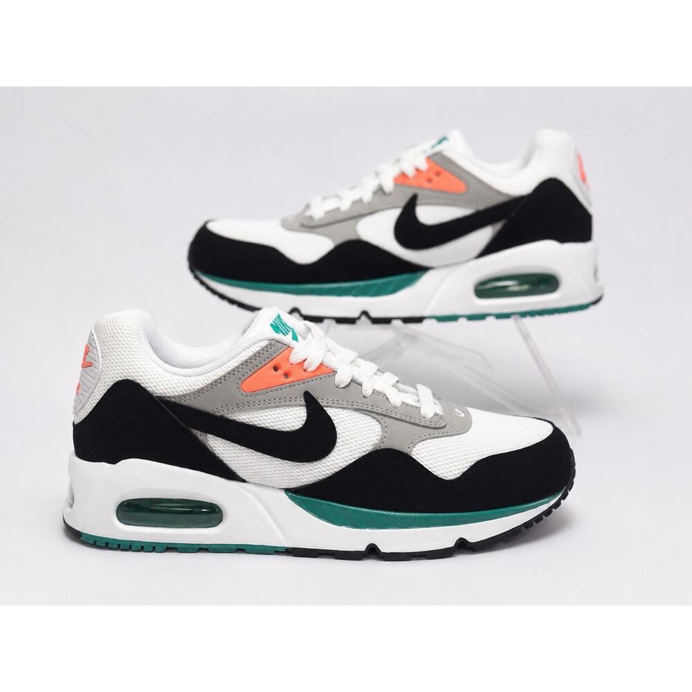 Women's 6.5 Nike Air Max Correlate [511417-136] Mango White Black New Green